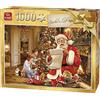 King International King 5767 - Puzzle da 1000 pezzi, motivo: lista di Babbo Natale, 68 x 49 cm