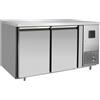 D.L. SERVICE Tavolo congelatore 2 porte - Tropicalizzato - cm 136 x 70 x 85 h