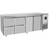 D.L. SERVICE Tavolo refrigerato 2 porte - N. 4 cassetti - Tropicalizzato