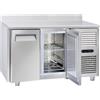 COOL HEAD Tavolo congelatore tropicalizzato - N.2 porte - cm 135 x 70 x 95 h