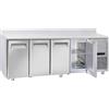COOL HEAD Tavolo congelatore tropicalizzato - N. 4 porte - cm 225 x 70 x 95 h