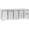 COOL HEAD Tavolo congelatore tropicalizzato - N. 4 porte - cm 209.5 x 70 x 85 h