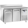 COOL HEAD Tavolo refrigerato - N.2 porte - Alzatina - cm 150 x 80 x 95 h
