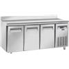 COOL HEAD Tavolo refrigerato - Alzatina - N. 3 porte - cm 202,5 x 80 x 95 h