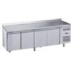 FORCOLD Tavolo refrigerato - N. 4 porte - Alzatina - cm 223 x 60 x 95 h