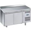 FORCOLD Tavolo refrigerato - N. 2 porte - Alzatina - cm 136 x 60 x 95 h