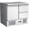 AMITEK Saladette refrigerata - N.1 porta - N.2 cassetti - cm 90 x 70 x 85 h