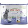 Almo Nature Functional - Intestinal Help - Alimento Umido per Gatti Adulti con Sensibilità Intestinale - con Pesce, con Pollame - Supporto per il Microbiota - 70g (Confezione da 6)