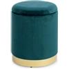 Bizzotto pouf contenitore Polina navyus piccolo H38cm