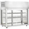AMITEK Espositore vetrina refrigerata - Capacità litri 101 - cm 80.5 x 43.8 x 76.9 h