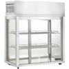 AMITEK Espositore vetrina refrigerata - Capacità litri 177 - cm 80.5 x 43.8 x 76.9 h