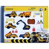 Maisto Volvo Set da 6 Pezzi Macchine da Costruzione con Accessori da Cantiere