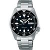 Seiko 5 sport skx automatico midi (38 mm) quadrante nero/acciaio inossidabile SRPK29K1