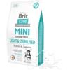 Brit Care MINI Cane Light Sterilised Coniglio e Salmone Brit 400 gr