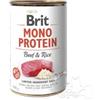 Brit Umido Cane Monoproteico Manzo e Riso Brit 400 gr