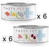 Tasty Pet 5501 MULTIPACK FILETTI Umido per Gatti Tasty Pet 12 x 70 gr