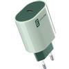 Cellularline Alimentatore da rete Cellularline Stylecolore Usb-C 20W/Bianco/Verde