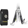 LEATHERMAN Signal - Attrezzo Multifunzione Tascabile con 19 Pratici Strumenti per Fai da Te, Outdoor e Campeggio - Grigio