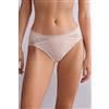 Intimissimi Slip Vita Semi-alta In Cotone E Pizzo Naturale