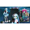 Mattel Monster High Bambola - Frankie Pietra Con Animale Domestico Cane Watzie - Mattel