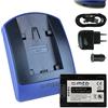 mtb more energy Batteria NP-FV120 (3300mAh) + Caricabatteria (USB/Auto/Corrente) compatibile con Sony NP-FV100(A) / DEV-30, 50V.. / HDR-CX740, CX900../ PJ410 PJ620.. / FDR-AX33.. / NEX-VG.. v. lista!