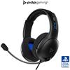 PDP Cuffie con Cavo LVL50 per Sony Playstation 4 & 5, Wired, Nero