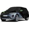 JUDANNA Telo Copriauto da Esterno Compatibile con Land Rover Range Rover Evoque 2011-2024, Copertura Auto Impermeabile Traspirante Telo per Auto con cerniera protezione da neve, pioggia, polvere