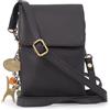 Catwalk Collection Handbags - Piccola Borsa Tracolla Donna Pelle - Borsello Porta Telefono - Tracolla Regolabile - BILLIE - Blu