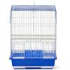 Prevue Pet Products - Gabbia da viaggio per parrocchetti e piccoli uccelli, con filo bianco, base in plastica blu con vassoio rimovibile