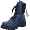 Rieker Z9124, Stivali Stringati Donna, Blu, 38 EU