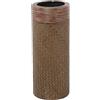 DRW Vaso di terra in legno ed erba di mare in naturale 19x49cm