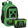 Minecraft Creeper Astuccio Richiudubile Verde/Nero a 20.00