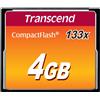 TRANSCEND - USB FLASH MEMORY Transcend TS4GCF133 memoria flash 4 GB CompactFlash MLC