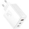 Baseus Caricatore USB C, 65W GaN Caricabatterie USB/Alimentatore USB Compatibile con MacBook Air, iPhone 15/14/13, iPad, Samsung Galaxy S23 Ultra/S23+/S22, Google Pixel 7 PRO, Steam Deck, Xiaomi