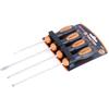 Tactix 205435 Basic set di cacciaviti, nero/arancione, pezzi