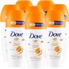Dove Deodorante Go Fresh Roll-On con Frutto della Passione Protezione 48h 0% Alcol Antitraspirante Profumo Fresco e Fruttato - 8 Flaconi da 50ml