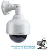 AMZLORD Monitor CCTV con telecamera fittizia a LED lampeggiante girevole for esterni e interni
