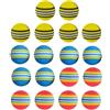 MEMOFYND 18 palline da golf, palline da golf elastiche, adatte per palline da golf in interni ed esterni