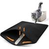 Ycozy Tappetino Lettiera Gatto 60 X 40cm Tappeto Lettiera EVA Doppio Strato a Nido d'Ape Tappetino da Toilette per Gatti Impermeabile Facile da Pulire