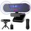 VIZOLINK V20 UHD 4K Webcam PC con Microfono e Altoparlante, Autofocus, Telecomando, 3xZoom, 112° View, Correzione Luminosità, Microfono Riduzione Rumore, per Conferenze, Videochiamata, Live Streaming