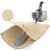 Ycozy Tappetino Lettiera Gatto 60 X 40cm Tappeto Lettiera EVA Doppio Strato a Nido d'Ape Tappetino da Toilette per Gatti Impermeabile Facile da Pulire