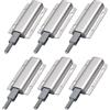 Syiyunran Push to Open Damper Buffer - 6 Pezzi Pull Ante Pesante Dovere Apertura a Pressione Home Chiusura Scrocco Sistema per la Porta Dell'armadio da Cucina, Mobili, La Casa, Cassetti, Argento