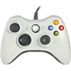 Joystick Controller Gamepad USB Maneggevole Adatto per PC Microsoft/ Xbox 360/360 Slim Windows 7/8/10 (Bianco)