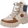 Rieker Z1810, Stivali Stringati Donna, Beige, 39 EU