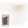 8 seasons design Shining Elegant Pot XM - Vaso per Piante a LED, 59 x 39 cm (Bianco), con variatore di Colore (15 Colori), con Lampadina, per Interni ed Esterni, con fioriera illuminata