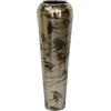DRW Vaso da pavimento in metallo ottone dorato 20x67cm