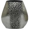 DRW Vaso da tavolo in ottone in argento 22 x 10 x 22 cm