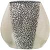 DRW Vaso da tavolo in ottone in argento 27 x 13 x 26 cm