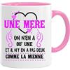 Jungle Mug Tazza di buon umore, con messaggio e disegno divertente (una madre, uno e non ce ne sono due come la mia) | Idea Regalo Umorismo Mamma Originale Compleanno Festa della Mamma