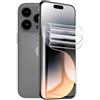 Snailcanfly 2Pcs Pellicola idrogel ad alta sensibilità compatibile con iPhone 15 Pro 6.1 2023 Proteggi schermo in TPU trasparente morbido e flessibile a prova di esplosione Non vetro temperato